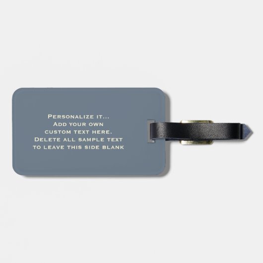 Lustige Vintage Steampunk Exkursion Gepäckanhänger (Rückseite horizontal)