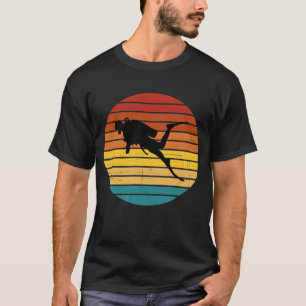 Lustige Vintage-Taucherausrüstung Unterwasser-Tauc T-Shirt