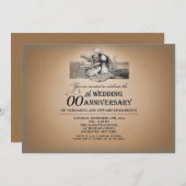 lustige Vintage typografische Einladungen (Vorne/Hinten)