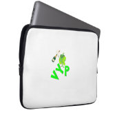 Lustige VIP-Feier Laptopschutzhülle (Vorne Rechts)