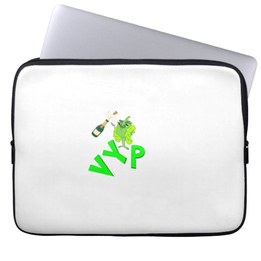 Lustige VIP-Feier Laptopschutzhülle (Vorderseite)