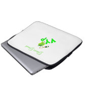 Lustige VIP-Feier Laptopschutzhülle (Vorne Knopf)