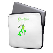 Lustige VIP-Feier Laptopschutzhülle (Vorderseite Links)