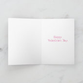 Lustige virtuelle Umarmungen Prosecco Valentinstag Karte (Innenseite)