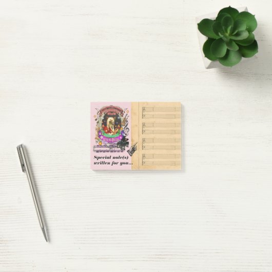 Lustige Vivaldeer Vivadi klassische Musik-Parodie Post-it Klebezettel (Büro)