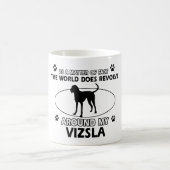 Lustige vizsla Entwürfe Kaffeetasse (Mittel)