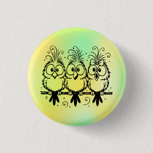 Lustige Vögel Cartoon-56456 Button