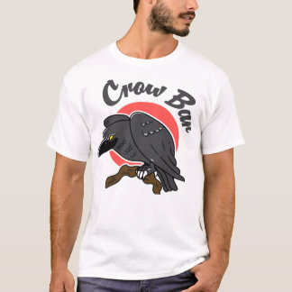 Lustige Vogel-Wortspiele Crow Bar Dad-Joke-Geschen T-Shirt
