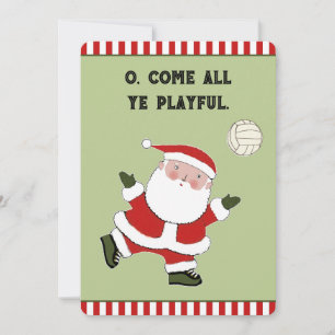 Lustige Volleyball Weihnachten