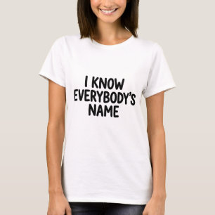 Lustige Volleyball-Weiße Lüge Ich kenne Namen T-Shirt