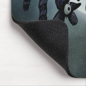 Lustige Vollmond-Schläger Mousepad (Ecke)