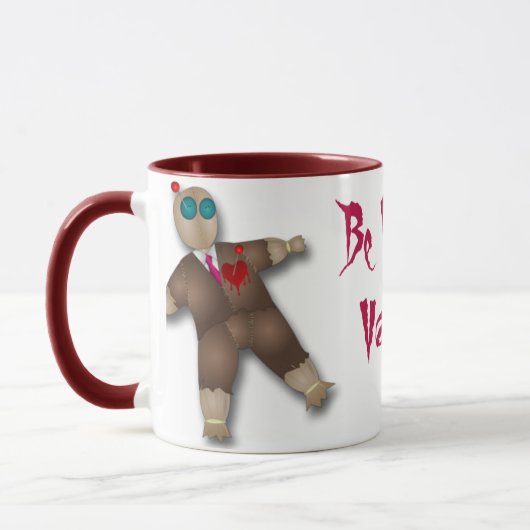 Lustige Voodoo-Liebevalentine-Tasse Tasse (Links)