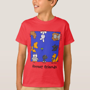 Lustige Waldtiere "Waldfreunde " T-Shirt