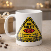 Lustige Warnung Koffein Notfall Red Eye Rezept Kaffeetasse