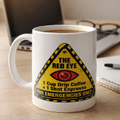 Lustige Warnung Koffein Notfall Red Eye Rezept Kaffeetasse