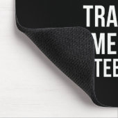 Lustige Warnung Skateboarding-Fan Mousepad (Ecke)
