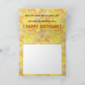 Lustige Waschbär-Geburtstags-Karte 2 Karte (Innenseite)