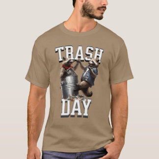 Lustige Waschbärenrash Tag Tiere lustig T-Shirt