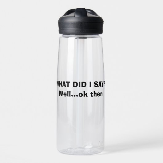 Lustige Wasserflasche Trinkflasche (Vorne)