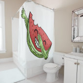 lustige Wassermelone Duschvorhang (Beispiel)
