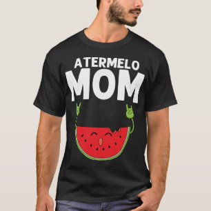 Lustige Wassermelonen-Designs für Mama Frauen Somm T-Shirt
