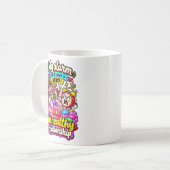 Lustige Wecker-Schlummer-Zitat Kaffeetasse (Vorderseite Links)