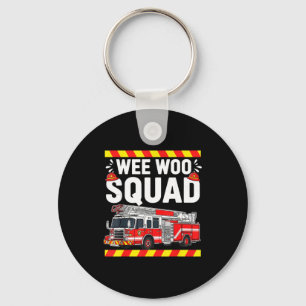 Lustige Wee Woo Squad Feuerwehr Feuerwehrmann Fi Schlüsselanhänger