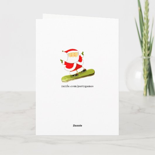 lustige Weihnachten (Rückseite)