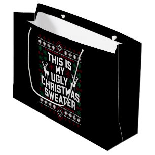 Lustige Weihnachten Das ist mein hässlicher Weihna Große Geschenktüte