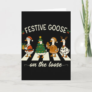 Lustige Weihnachten Dummer Gans Meme Festliche Gan Karte