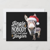 Lustige Weihnachten Esel Liebhaber Bauernhof Feier (Vorderseite)