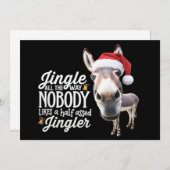 Lustige Weihnachten Esel Liebhaber Bauernhof Feier (Vorne/Hinten)