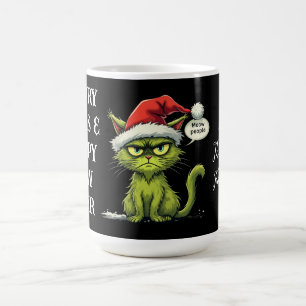 Lustige Weihnachten "Ew Leute" Meowy Katzenliebha Kaffeetasse