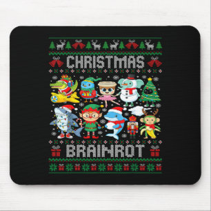 Lustige Weihnachten Italienische Gehirnerweichung Mousepad