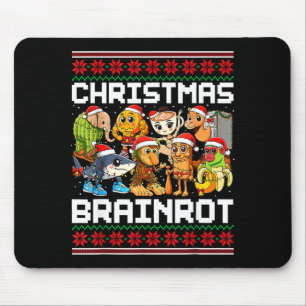 Lustige Weihnachten Italienische Gehirnerweichung  Mousepad