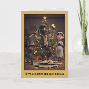 Lustige Weihnachten Karte