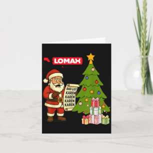 Lustige Weihnachten  Karte