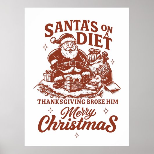 Lustige Weihnachten Poster (Vorne)