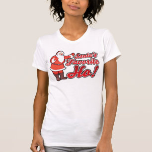 lustige Weihnachten Santas Favorite HO T-Shirt