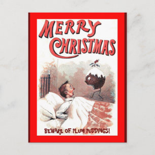 Lustige Weihnachten Vintage Europa Postkarte