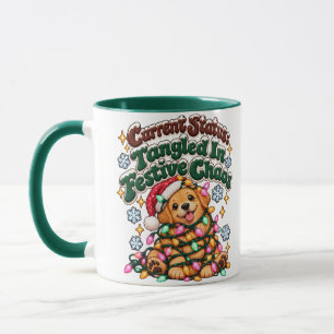 Lustige Weihnachts-Hund-Lichter Sarkastischer Wint Tasse