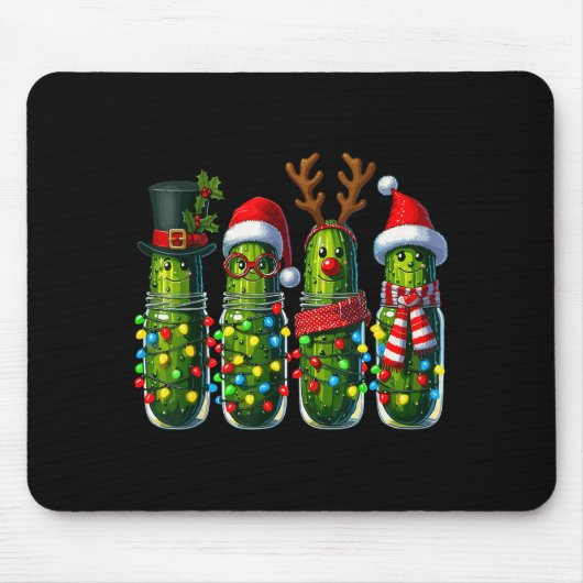 Lustige Weihnachts Kekse  Mousepad (Vorne)