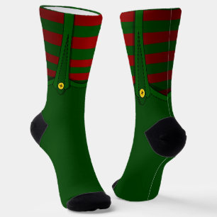 Lustige Weihnachts-Socken Festliche Feiertags-Elfe Socken