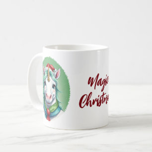 Lustige Weihnachts-Tierfavoriten - Einhorn 1 Kaffeetasse