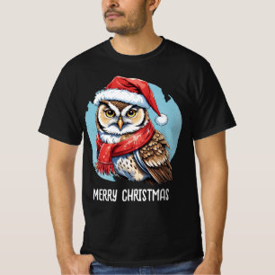 Lustige Weihnachts-Tierfavoriten - Eule 1 T-Shirt