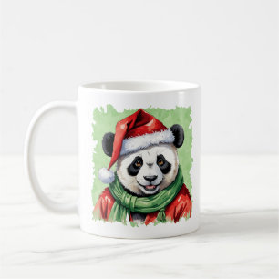 Lustige Weihnachts-Tierfavoriten - Panda 1 Kaffeetasse