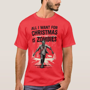 Lustige Weihnachts-Zombies für Weihnachten T-Shirt