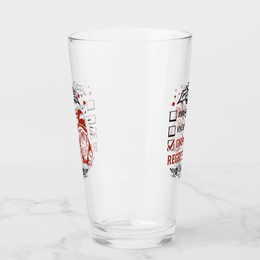 lustige Weihnachtsbaumkunst Glas (Links)