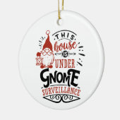 lustige Weihnachtsbaumkunst Keramik Ornament (Links)