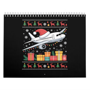 Lustige Weihnachtsbeleuchtung Baum Weihnachtsmann Kalender